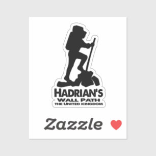 Hike Hadrians Wall Path - Großbritannien Sticker