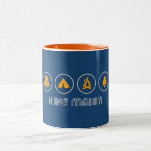 Hike Marin California Zweifarbige Tasse