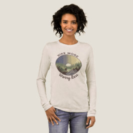 Hike More Worry Less – Mindful Hiking Tri-Blend Shirt