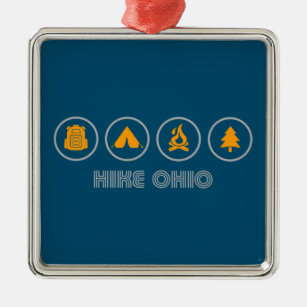 Hike Ohio Ornament Aus Metall