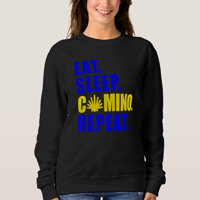 HIKE WALK CAMINO DE SANTIAGO DE COMPOSTELA JAMES W SWEATSHIRT (Vorderseite)