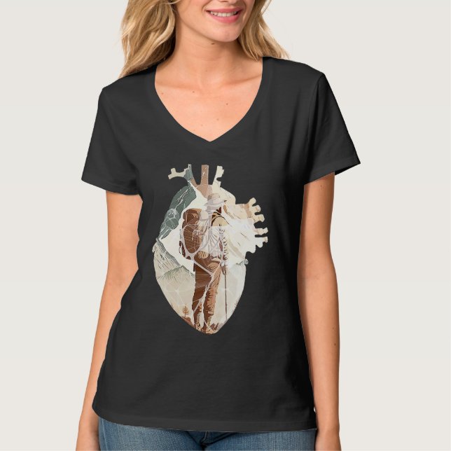 Hiker at Heart T-Shirt (Vorderseite)
