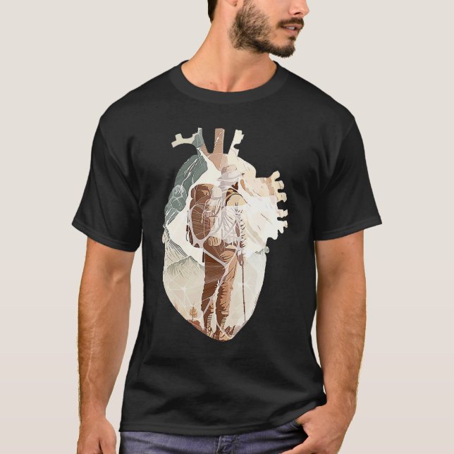 Hiker at Heart T-Shirt (Vorderseite)