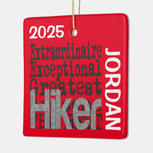 Hiker Extraordinaire CUSTOM Keramikornament