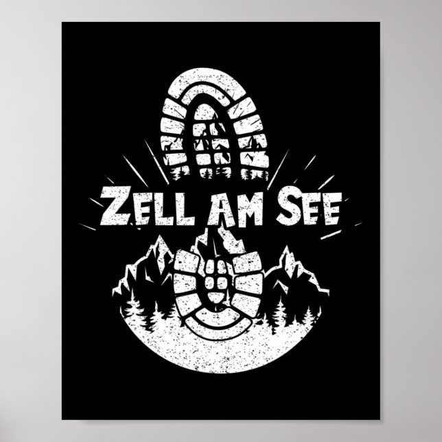 Hiker Zell Am See Sheimerburger Land Vacation Poster (Vorne)