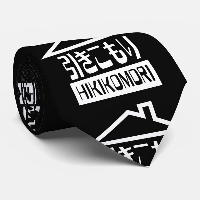 Hikikomori 引 き こ り japanischen Rekruten Krawatte (Gerollt)