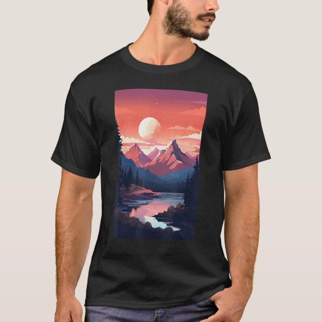 Hiking outdoor mountain T-Shirt (Vorderseite)