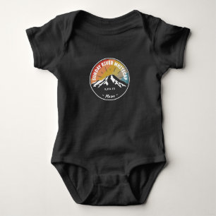 Hiking Sunday River Whitecap Maine Baby Strampler