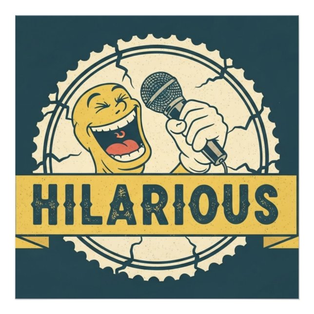 Hilarious Comedy Fotodruck (Vorne)