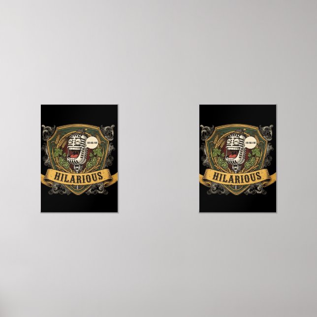 Hilarious Comedy T-Shirt Bilderwand Sets (Vorderseite)