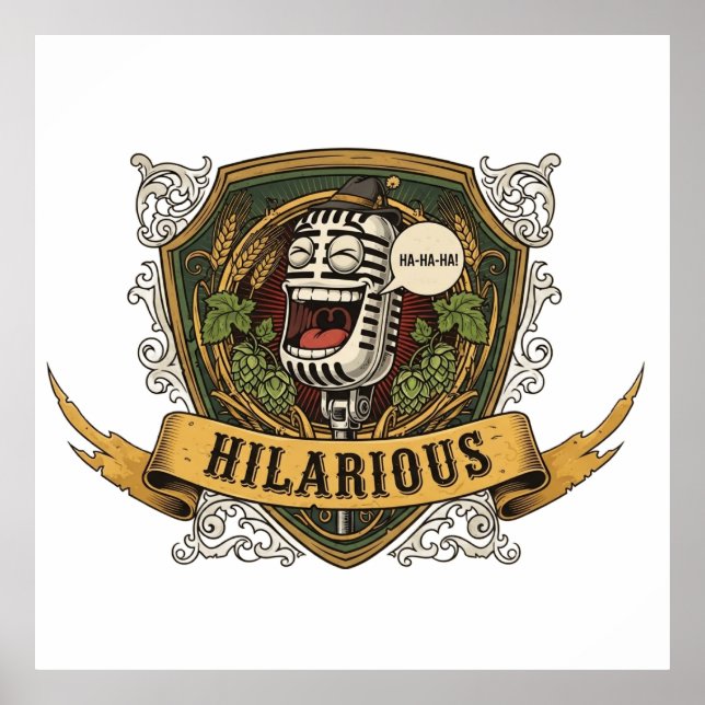 Hilarious Comedy T-Shirt Poster (Vorne)