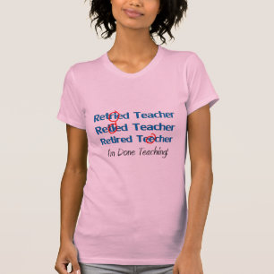 Hilarous zog sich Lehrer-Geschenke zurück T-Shirt