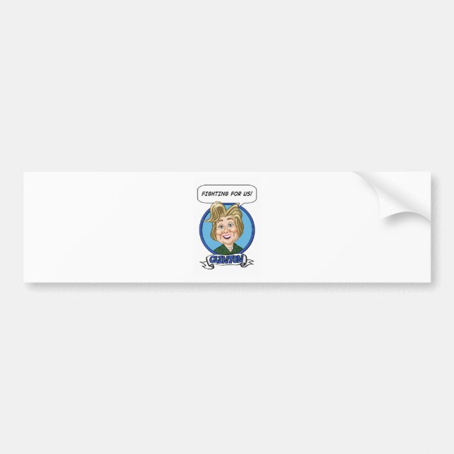 Hilary Clinton Wahl 2016 Autoaufkleber (Vorne)