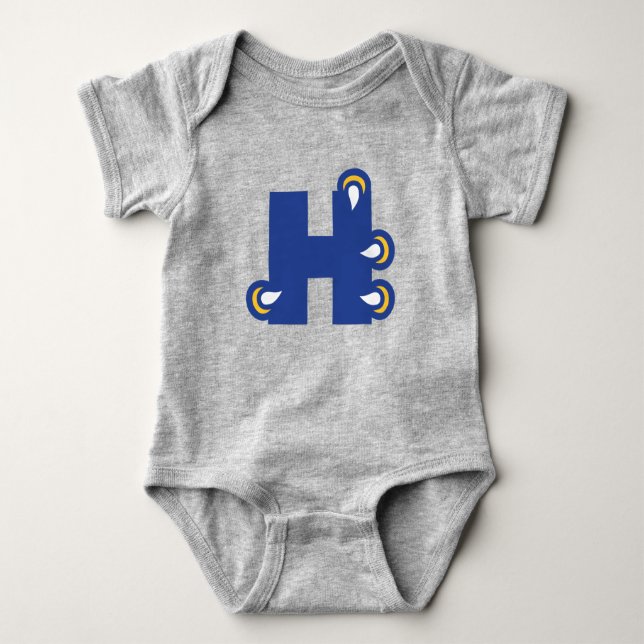 Hilbert College H Baby Strampler (Vorderseite)