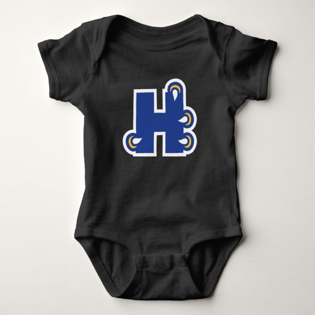 Hilbert College H Baby Strampler (Vorderseite)