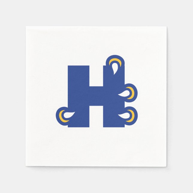 Hilbert College H Serviette (Vorderseite)