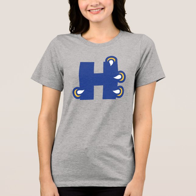 Hilbert College H Tri-Blend Shirt (Vorderseite)