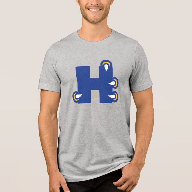 Hilbert College H Tri-Blend Shirt (Vorderseite)