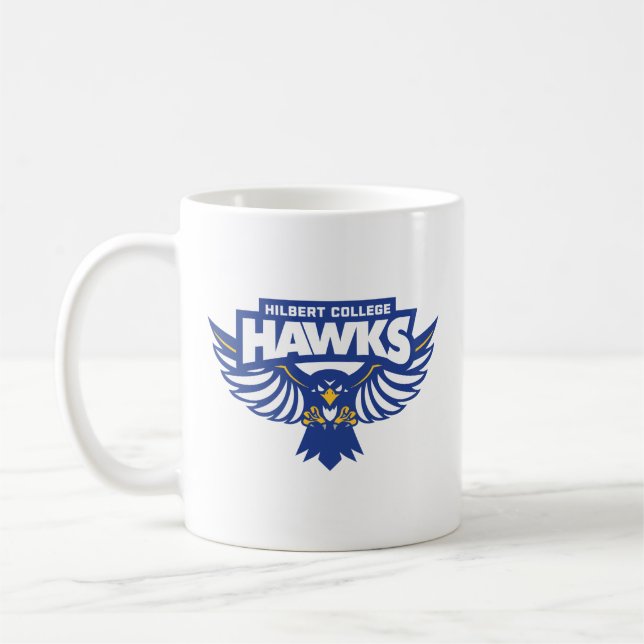 Hilbert College Hawks Kaffeetasse (Links)