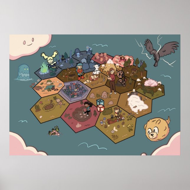 Hilda Dragon Panic Poster (Vorne)