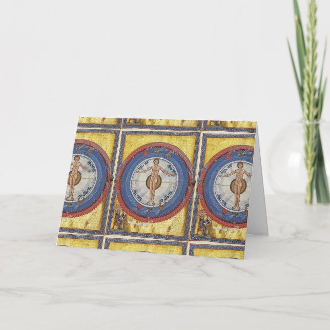 Hildegard von Bingen Karte (Vorderseite)