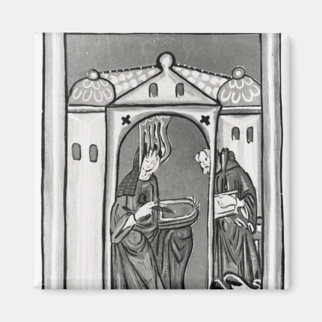 Hildegard von Bingen Magnet (Vorne)