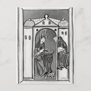 Hildegard von Bingen Postkarte