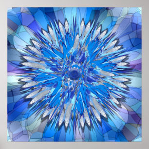 Hildegarde — Blumenscheibe Poster