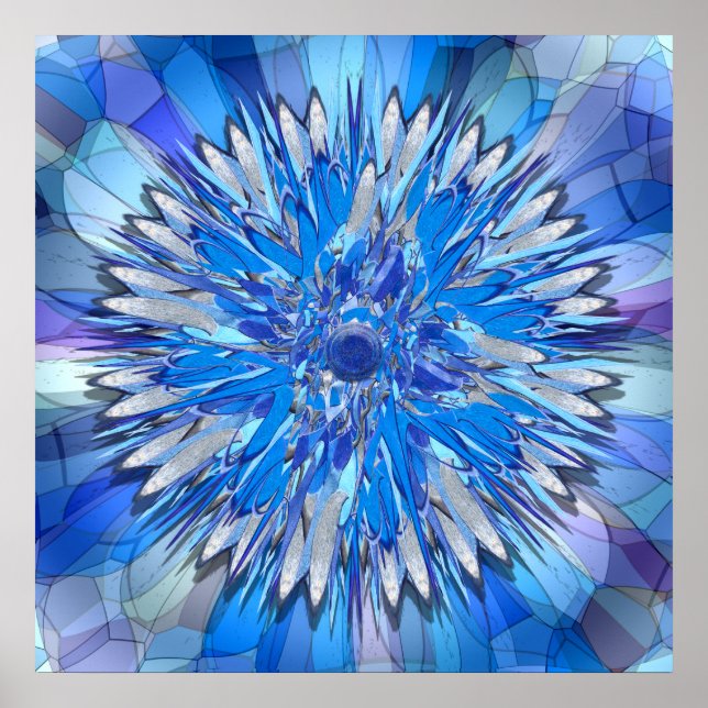 Hildegarde — Blumenscheibe Poster (Vorne)