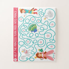 Hilf der Prinzessin, den Frosch in ein Prinzenkind Puzzle