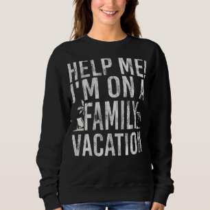 Hilf mir, auf einem Familienurlaub am Strand von O Sweatshirt