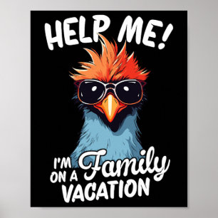 Hilf mir, in einem Familienurlaub zu sein Poster