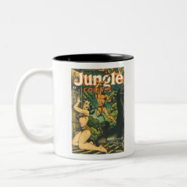 Hilf mir Tarzan - Dschungel - König des Dschungels Zweifarbige Tasse