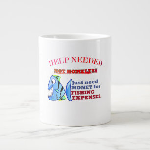 HILFE BRAUCHTE. Jumbo-Tasse