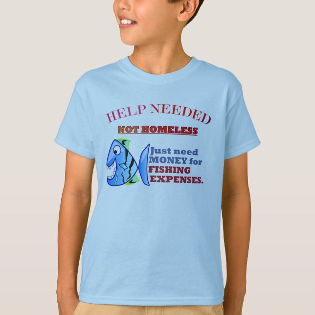 HILFE BRAUCHTE. T-Shirt (Vorderseite)