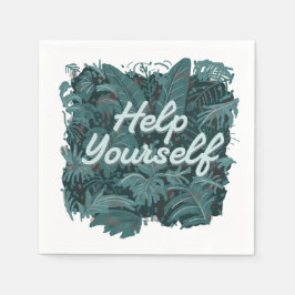 Hilfe dich selbst serviette