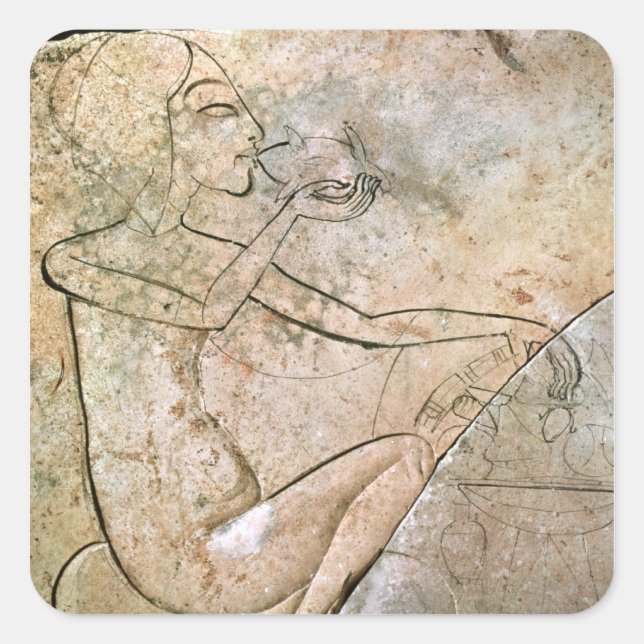 Hilfe, die eine Prinzessin darstellt, die ein Röst Quadratischer Aufkleber (Vorderseite)