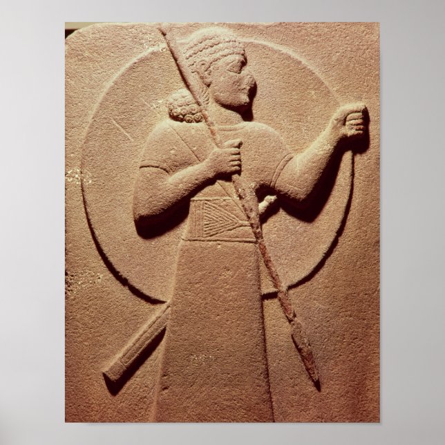 Hilfe, die einen Hittite-Krieger darstellt Poster (Vorne)