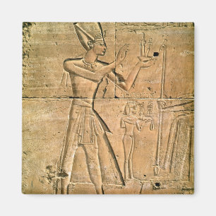 Hilfe, die Tuthmosis III zeigt und eine Magnet