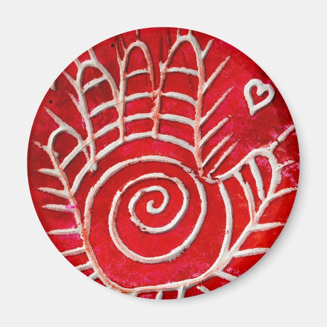 Hilfe für Haiti Magnet (Vorne)