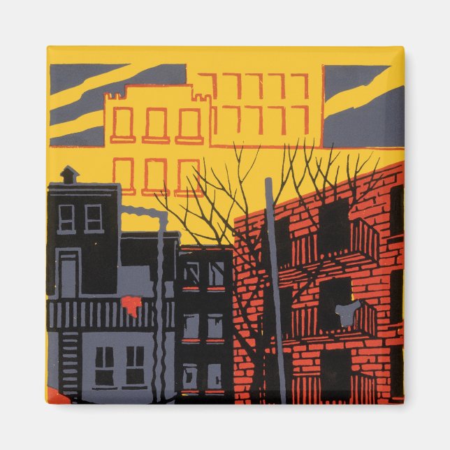 Hilfe für Ihre Nachbarschaft Magnet (Vorne)