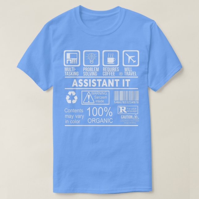 HILFE FÜR IT-SCHÖNES DESIGN 2017 1 T-Shirt (Design vorne)