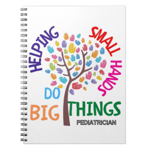 Hilfe für kleine Hände Großes tun - Kinderarzt G Notizblock
