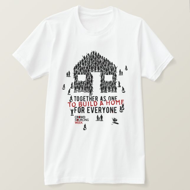 Hilfe für Obdachlose T-Shirt (Design vorne)