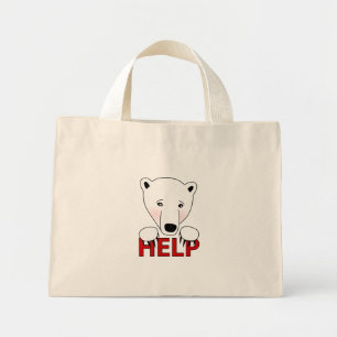 Hilfe für Polar Bear Bag Mini Stoffbeutel