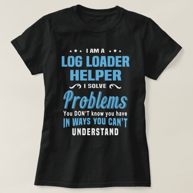 Hilfe für Protokolllader T-Shirt (Design vorne)