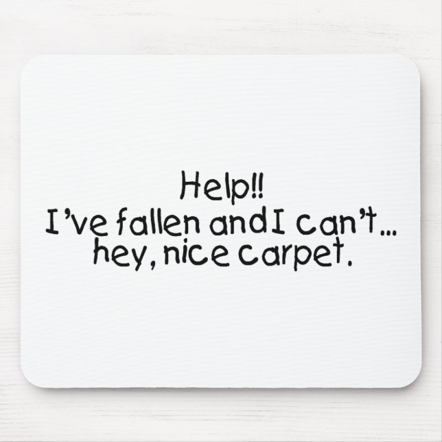Hilfe gefallenes Ive und ich kippen… he Nizza Mousepad (Vorne)