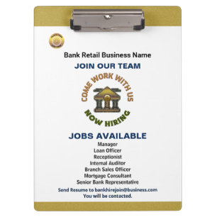 Hilfe Gewollt Jetzt Mitarbeiter einstellen Logo fü Klemmbrett