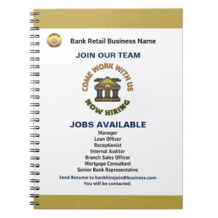 Hilfe Gewollt Jetzt Mitarbeiter einstellen Logo fü Notizblock