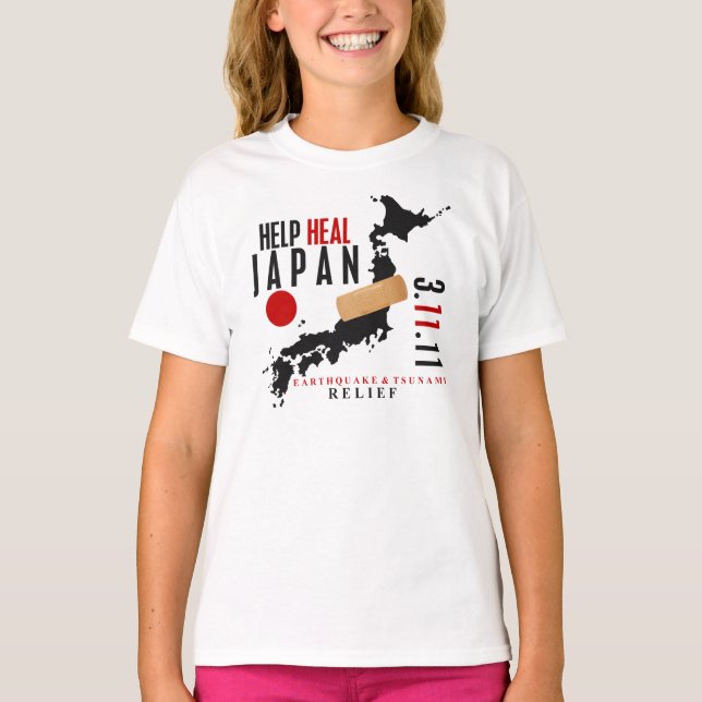 HILFE HEILEN JAPAN #3 T-Shirt (Vorderseite)